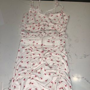 Two piece floral set